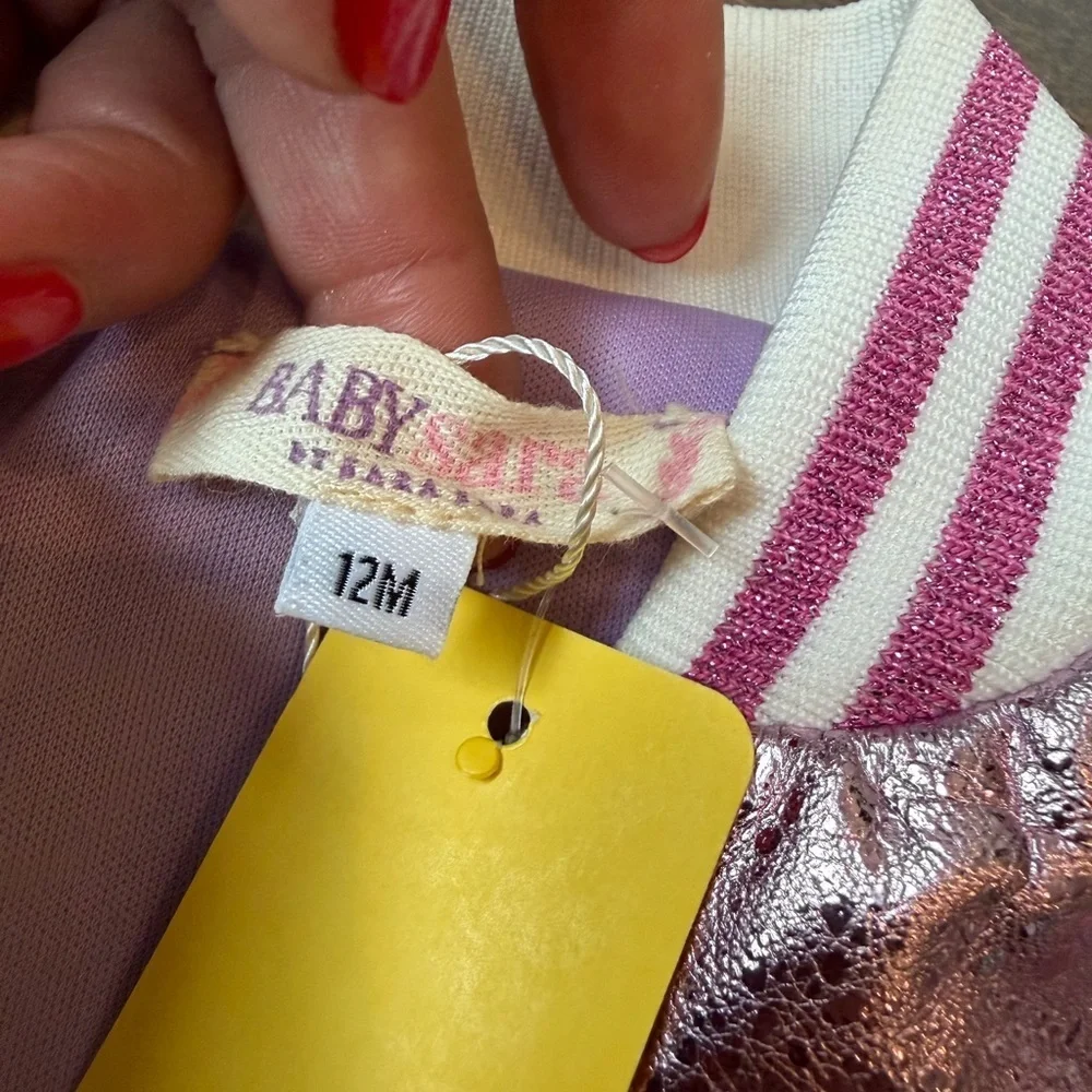 Baby Sara shiny metallic